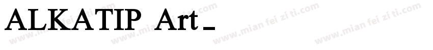 ALKATIP Art字体转换